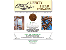 Tablet Screenshot of libertyheadpostandbeam.com